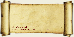 Josif Stojadinović vizit kartica